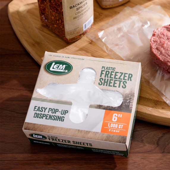 Tilted image of the LEM Freezer Sheets, 1,000 Count.