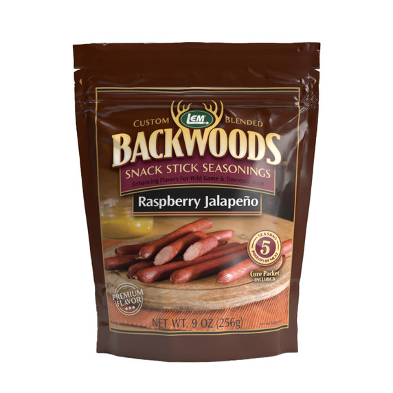 Image of the LEM Backwoods Raspberry Jalapeno Snack Stick Seasoning for 5 Lbs.