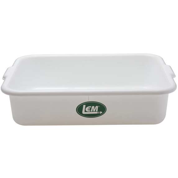 Side image of the LEM Economy Meat Lug 21" x 15" x 5".