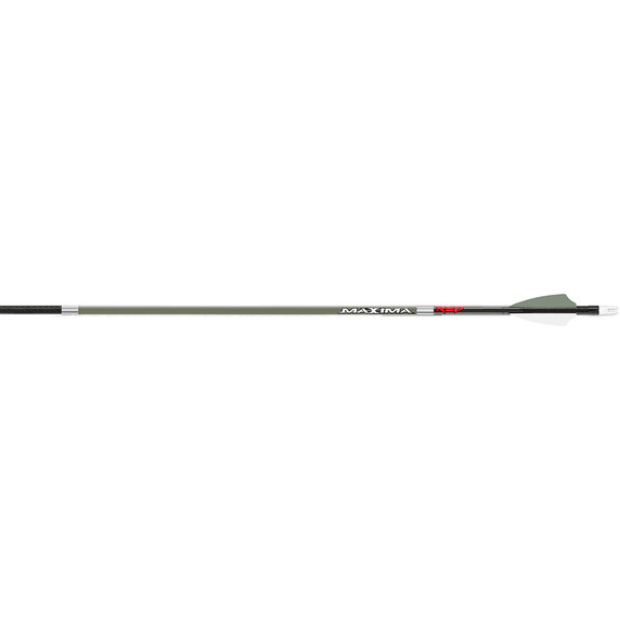 Image of the Carbon Express Maxima Red 6mm OD Green Arrows 350, 6 Pack.