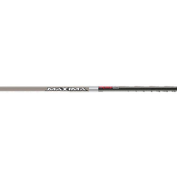 Image of the Carbon Express Maxima Red 6mm Stone Gray Shafts 400, 12 Pack.