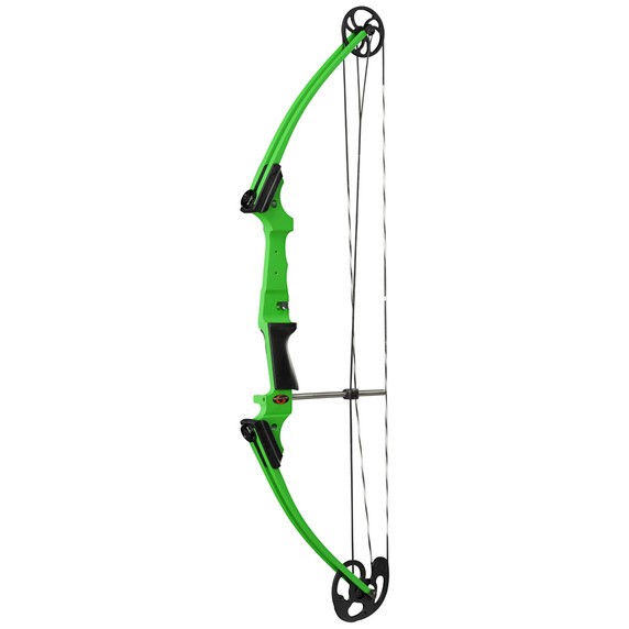 Image of the Genesis Bow in Green, Right Handed.