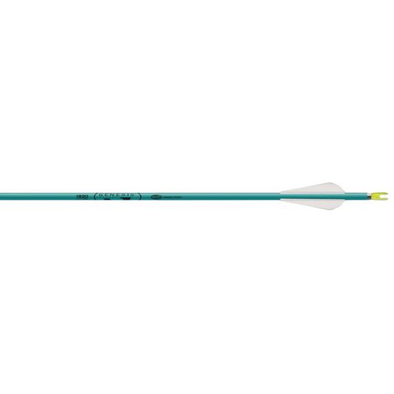 Image of the Easton Genesis Arrows OD Green, 6 Pack.