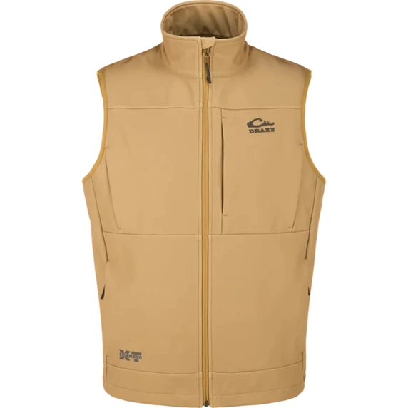 Image of the Drake CommandXT Softshell Vest in Field Khaki