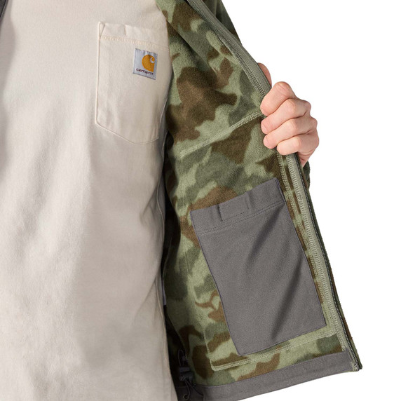 Inside Pocket Image of the Carhartt Elkhart Jacket.