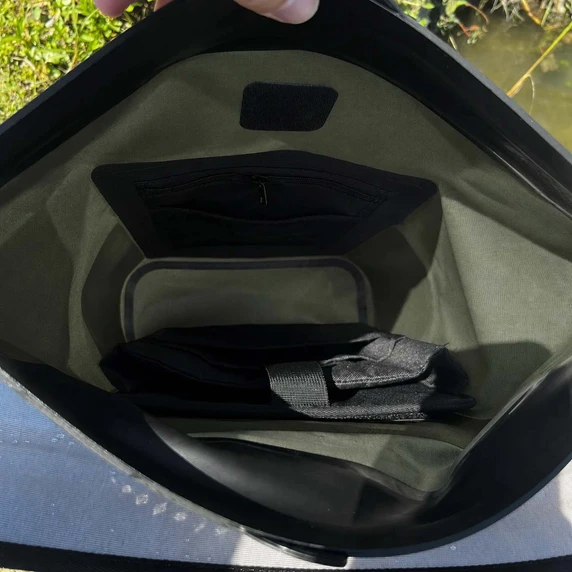Inside Image of the Dry Pocket Waterproof Floating Backpack Dry Bag.