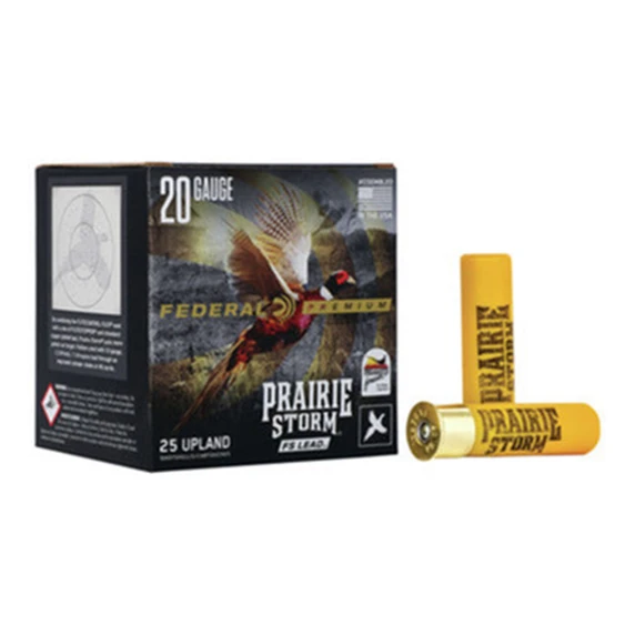 Image of the Federal Ammunition 20 Gauge 3" 1 1/4 oz 1300 FPS Prairie Storm Target Load, Box of 25.
