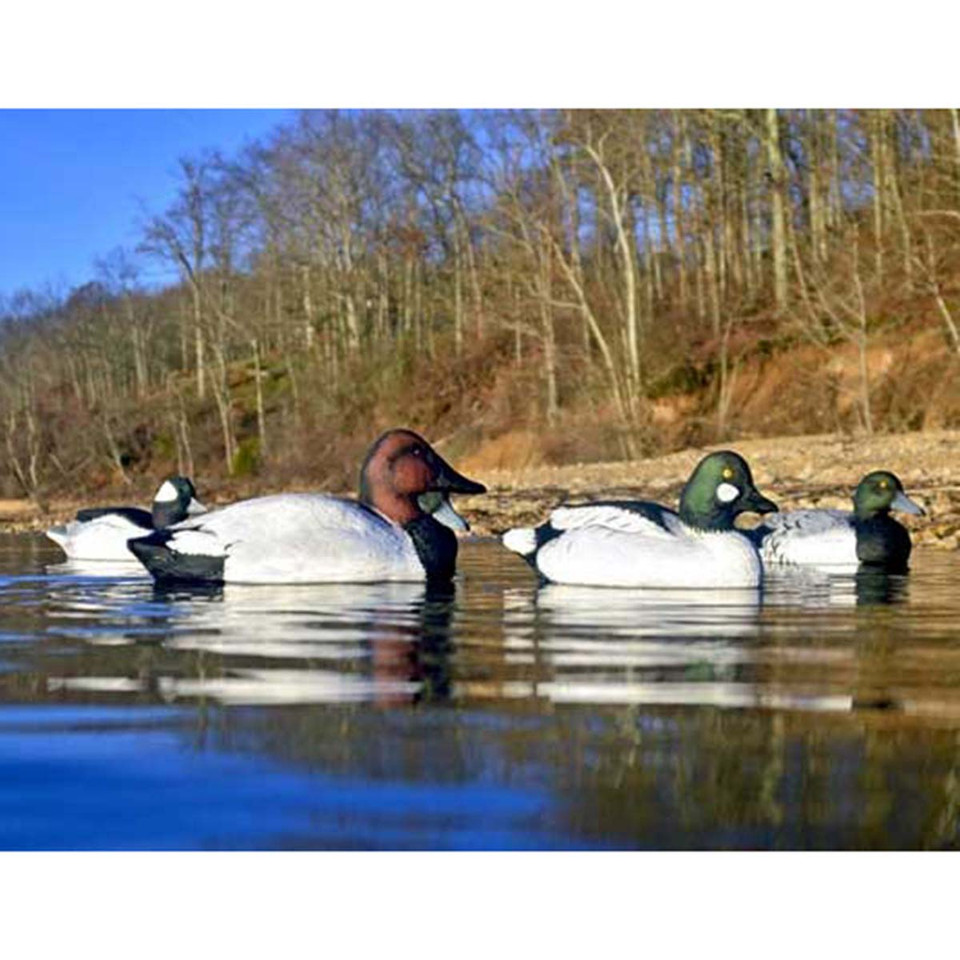 Higdon Battleship Diver Drake Foam Filled Duck Decoys, 6 Pack Rogers