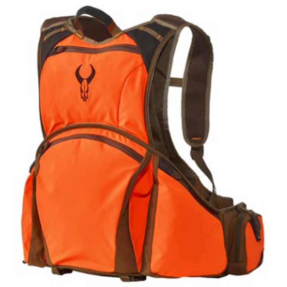 Gamehide Gilet Ultraleggero Gamebird Per Caccia | Colore Marrone Chiaro/Arancione, Taglia LG, Tessuto SuppleTuff, Tascapane Bloodproof