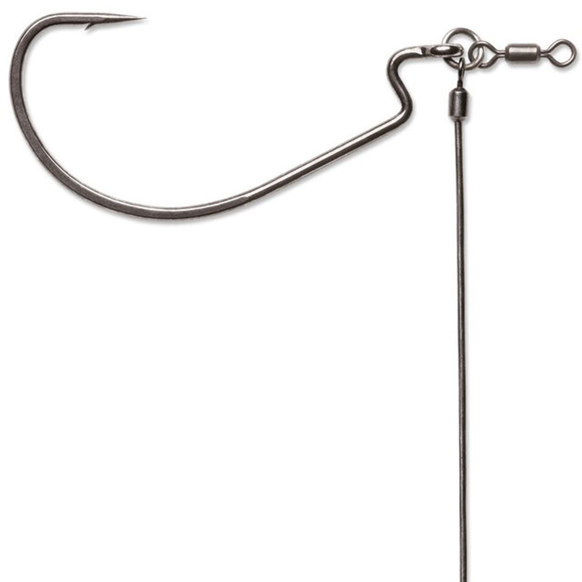 VMC Tokyo Rig Heavy Duty Wide Gap, Black Nickel, Hook Size 2/0, 2