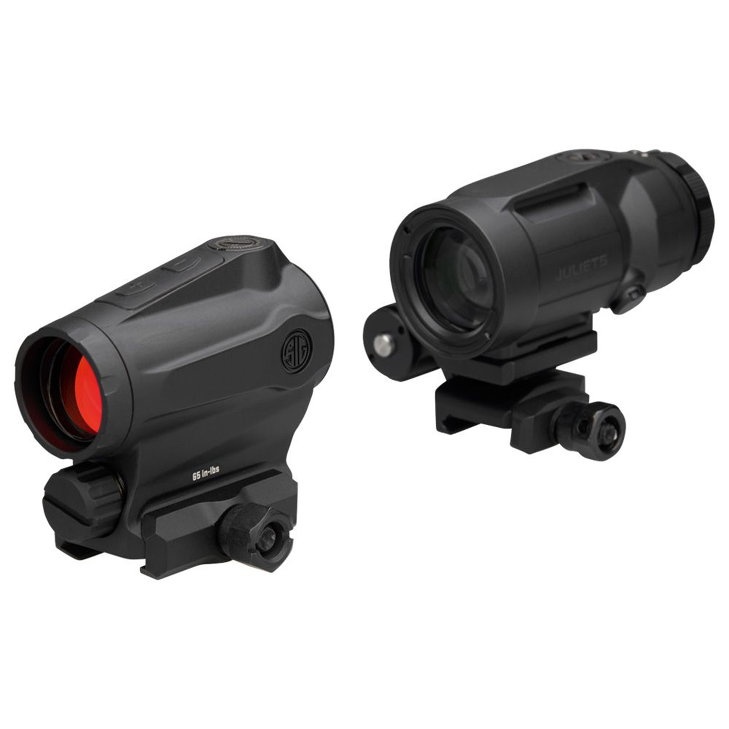 Sig Sauer ROMEO5XDR Gen II and JULIET5-Micro 5x24 Magnifier Combo