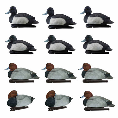Topflight Diver Duck Decoys, 12 Pack (AVI-AVX-DDP-R)