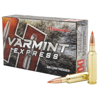 6.5 Creedmoor 95 Grain Varmint Express Polymer Tip Rifle Ammunition, Box of 20 (HOM-81481)
