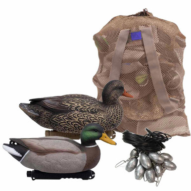 Last Pass Mallard Bundle with Bag and Rigs, 36 Decoys