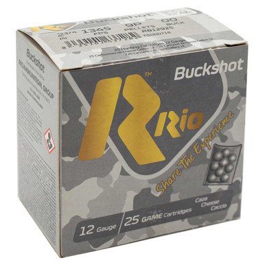 Cartucho Postas Rio Buckshot - calibre 12 - 9 Bolas