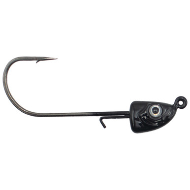 MUSTAD WEIGHTED TREBLE HOOKS - BRASS - 8/0-2 OZ -1/PACK