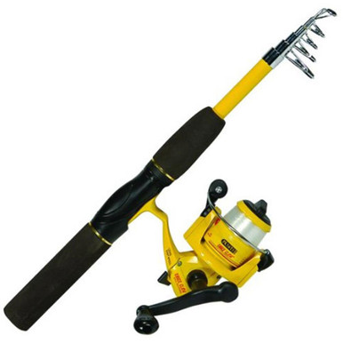 eagle claw ec 2.5 spinning combo Brave Eagle 5' Medium Moderate Carded The rod is made from lightweight but durable fiberglass with wired framed ceramic guides and a cork/EVA handle Eagle Claw Pack-It Spin Combo