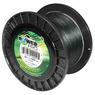 Power Pro Maxcuatro Braided Fishing Line - 300-Yard Spool, Super Strong & Thin