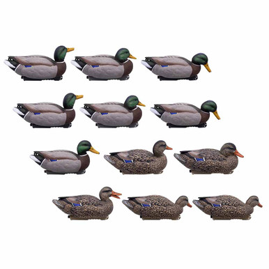 HD Series Floating Mallard Duck Decoys, 12 Pack