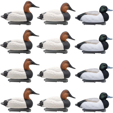 LIVE Foam Filled Drake Diver Duck Decoys, 12 Pack (FA-232730)