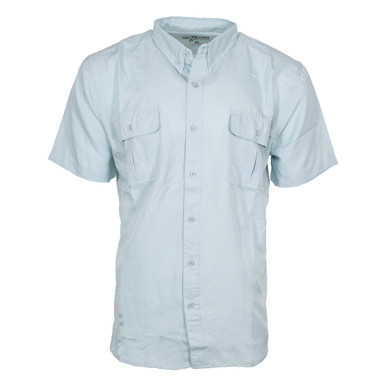 Short Sleeve Ripstop Button-Down Shirt (FAS-MSS7BSPBLE-S)