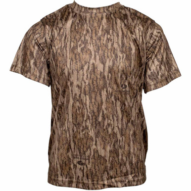 Youth Short Sleeve Poly T-Shirt - New Bottomland (FAS-YSSPOINBL-L)
