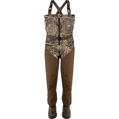 Front Zip Guardian Elite 4-Layer Wader with Tear-Away Liner, Realtree Timber (DR-DF2100-033-08)