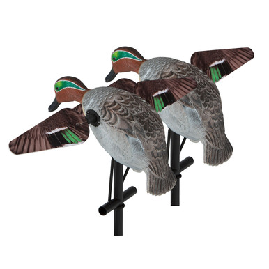 Lucky Teal HD Twin Pack Duck Decoys (EX-21-12325-6)