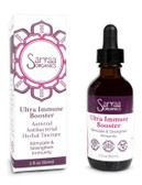 Sarvaa Organics Ultra Immune Booster Tincture bottle and box.