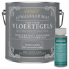 Vloertegelverf, Mat - Groenblauw