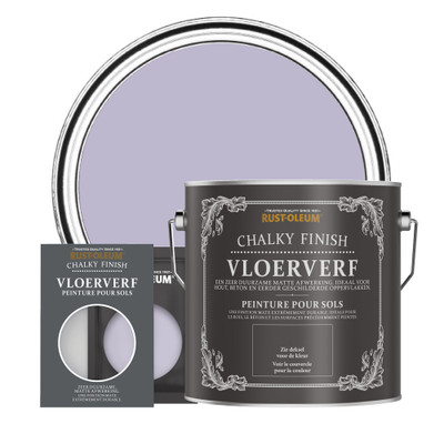 Vloerverf Chalky  - Blauwe regen