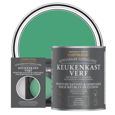 Keukenkast verf, Zijdeglans  - Emerald