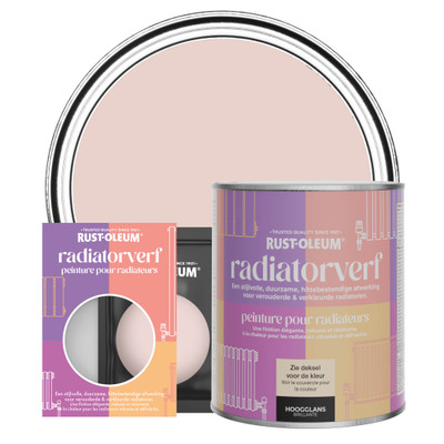 Radiatorverf, Hoogglans  - Roze Champagne