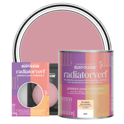 Radiatorverf, Mat  - Oudroze