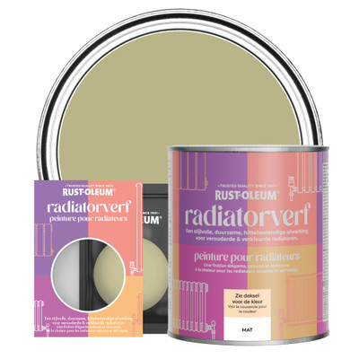 Radiatorverf, Mat  - Saliegroen