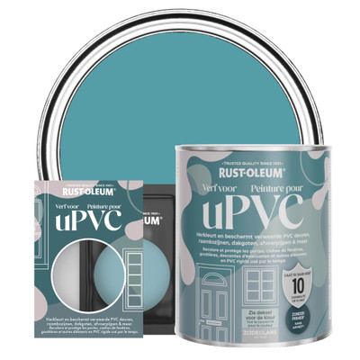 Verf voor PVC, Zijdeglans  - Petrol