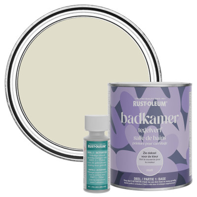 Badkamer tegelverf, Mat - Havermelk Badkamer tegelverf, Mat - Havermelk