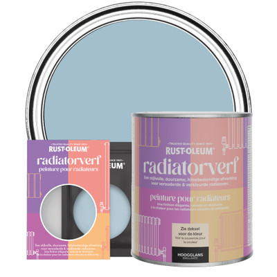 Radiatorverf, Hoogglans - Schemerblauw