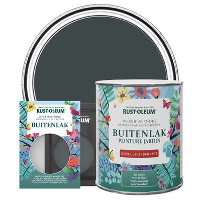 Buitenlak, Hoogglans - Zwart Zand