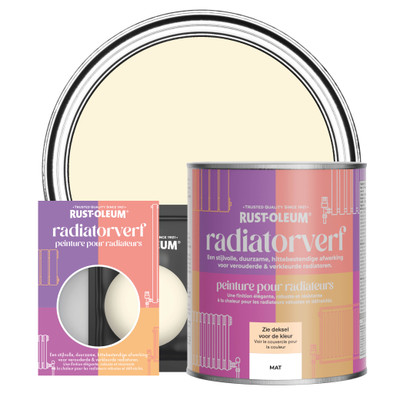 Radiatorverf, Mat  - Slagroom