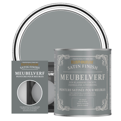 Meubelverf, Zijdeglans - Midden-Antraciet Meubelverf, Zijdeglans - Midden-Antraciet