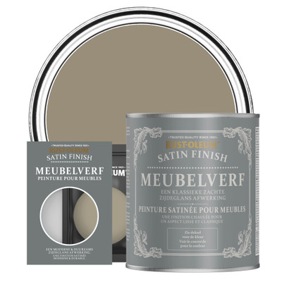 Meubelverf, Zijdeglans - Koffie Meubelverf, Zijdeglans - Koffie