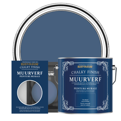 Muur- en Plafondverf Chalky - Inktblauw