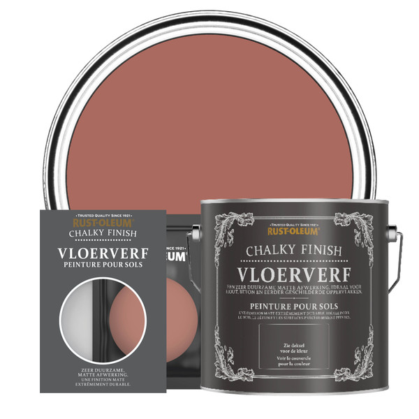 Vloerverf Chalky - Zalm