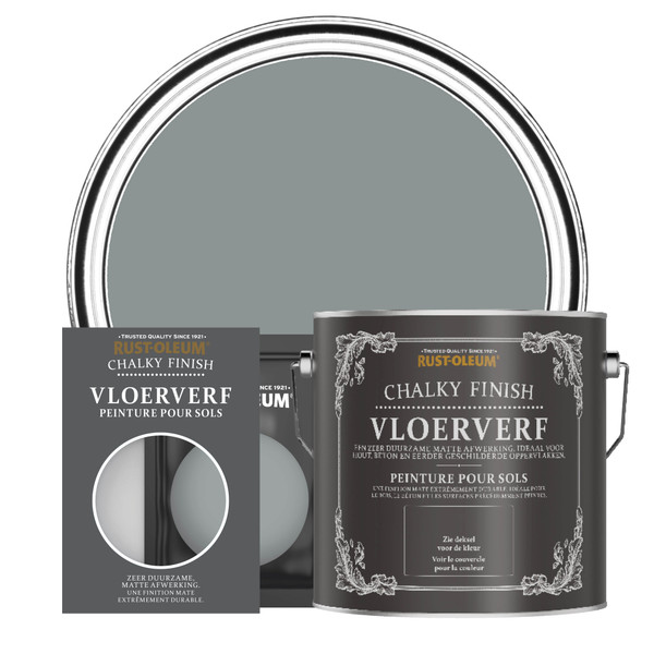Vloerverf Chalky - Leisteen