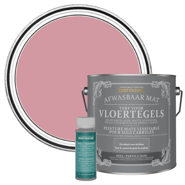 Vloertegelverf, Mat - Oudroze