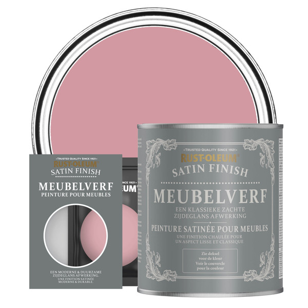 Meubelverf, Zijdeglans - Oudroze
