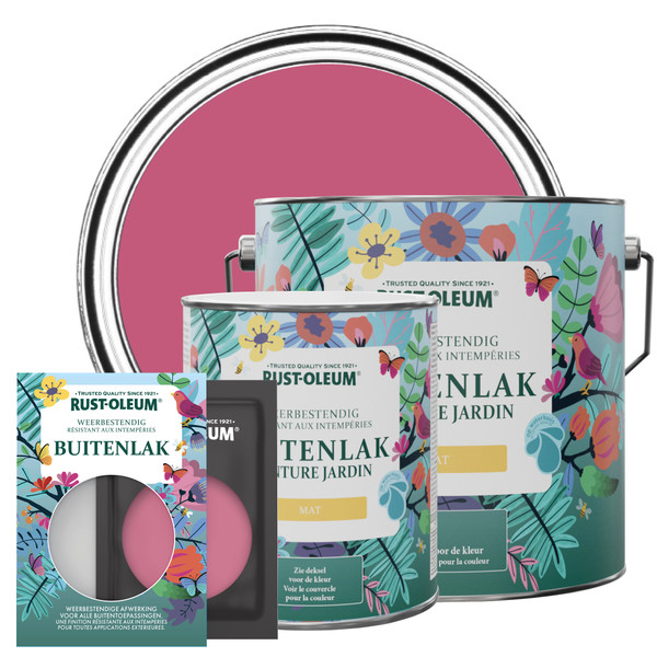 Buitenlak, Mat  - Framboos