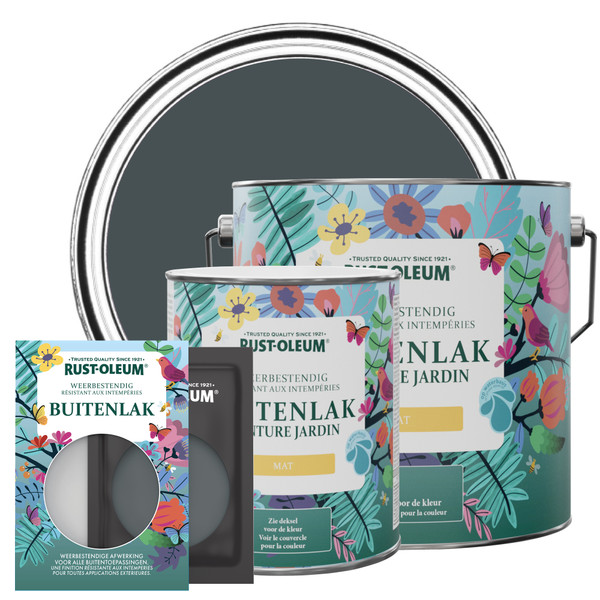 Buitenlak, Mat  - Antraciet