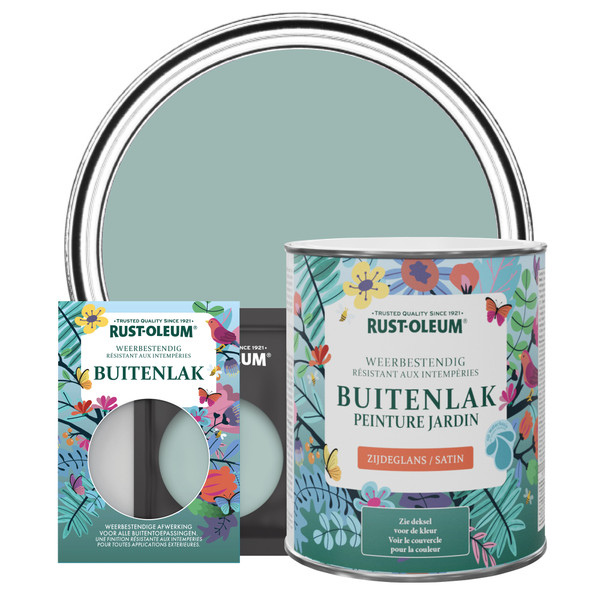 Buitenlak Zijdeglans  - Kustblauw